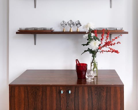 All of the vintage furniture