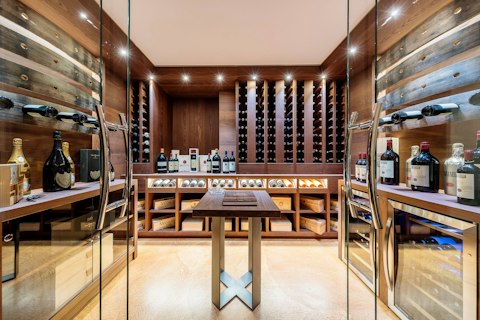 Browse labels and uncork something exceptional from your private cellar
