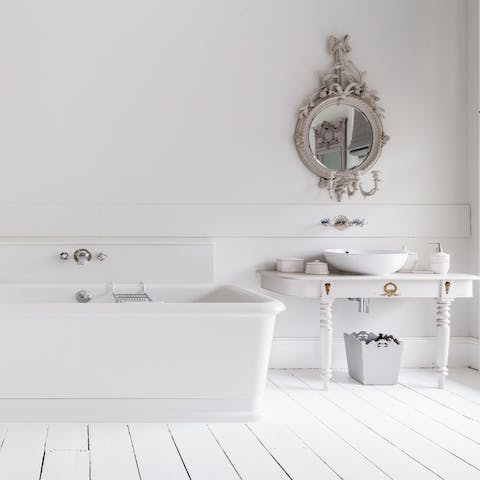 bright and spacious bathrooms