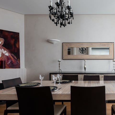 Elegant dining room