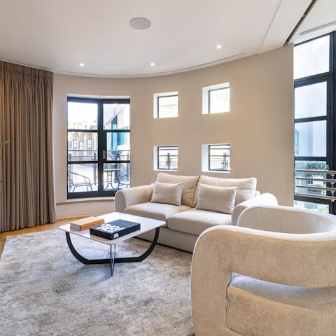 Savour slow evening drinks at home or head to a local bar