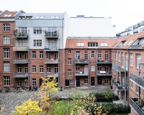 The charming courtyard