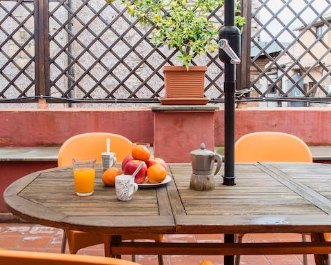 A lovely terrace