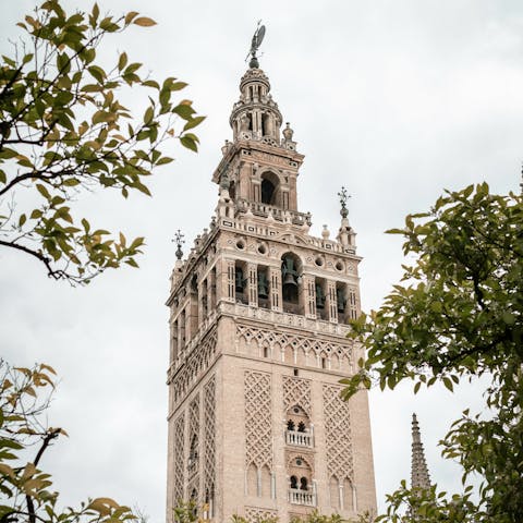 Take a stroll to the nearby Giralda of Seville