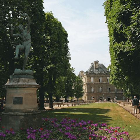 Start your sightseeing at nearby Luxembourg Gardens