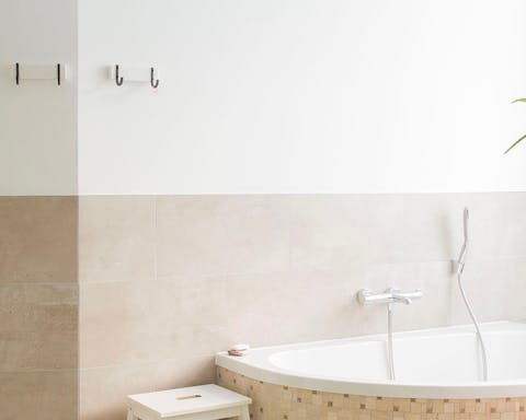 A bathtub to relax in