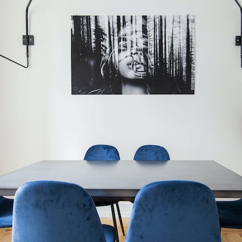 Entertain in style or let your host make restaurant reservations for you