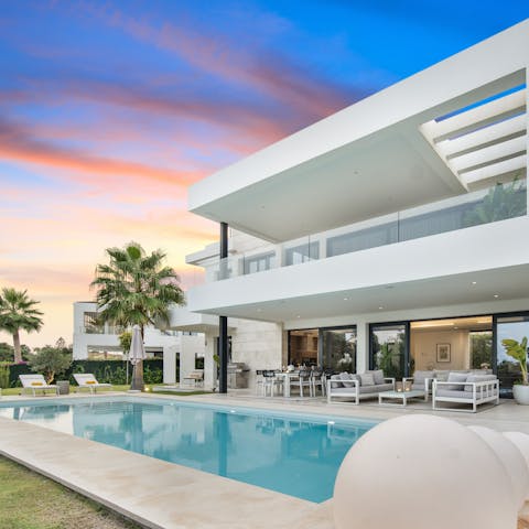 Enjoy total relaxation while lounging by the pool