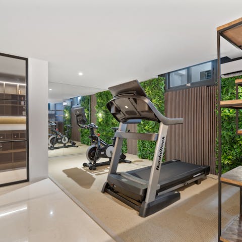 Uplift your stay with an energising workout in the gym