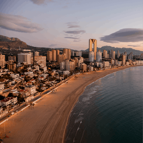 Explore the sandy beaches of the Costa Blanca