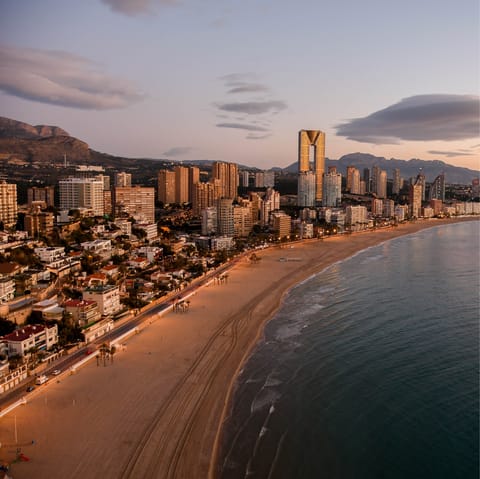 Explore the sandy beaches of the Costa Blanca