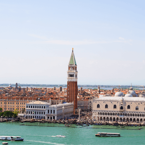 Explore all of the city's attractions, including nearby Piazza San Marco
