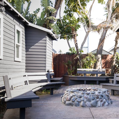 Relax around the firepit