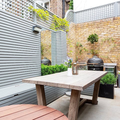Fire up the barbecue and grill a delicious lunch to enjoy alfresco
