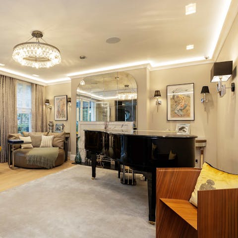 Speak to your host to arrange an at-home classical piano recital