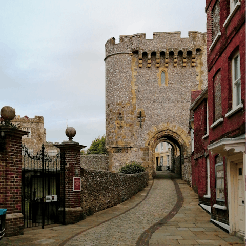 Discover the thriving cultural scene of Lewes, just a ten-minute drive away