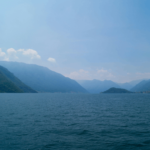 Spend a day out on Lake Como, just a short walk away