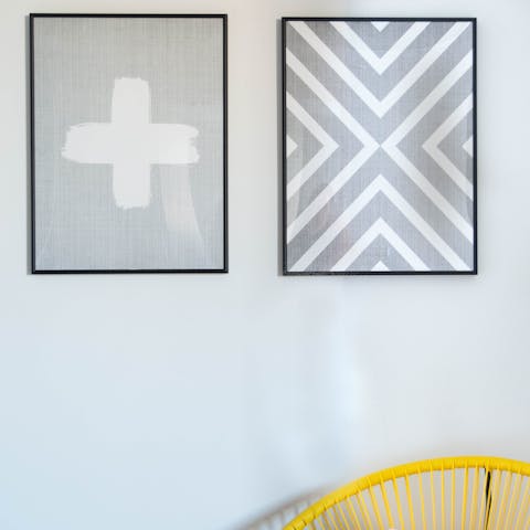 The minimalist artwork