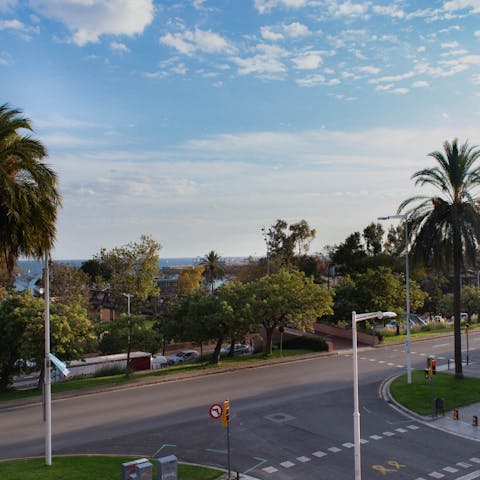 A fantastic view of the seaside