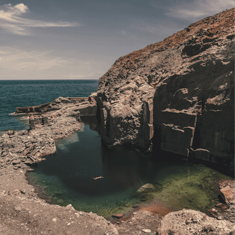 Explore the wild beauty of Tinos from this idyllic home in the hills