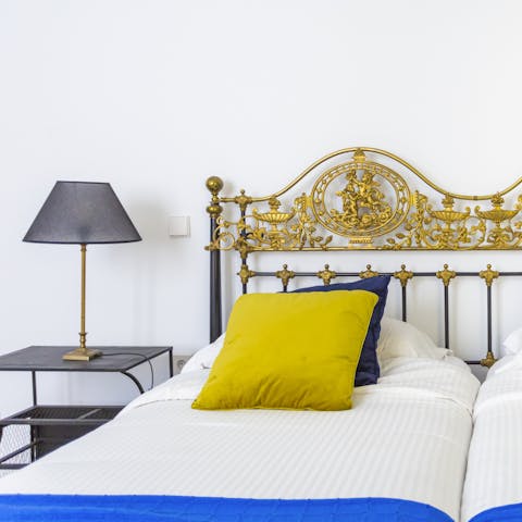 Slumber peacefully on the fabulous, ornate bedframes