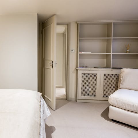 spacious master suite