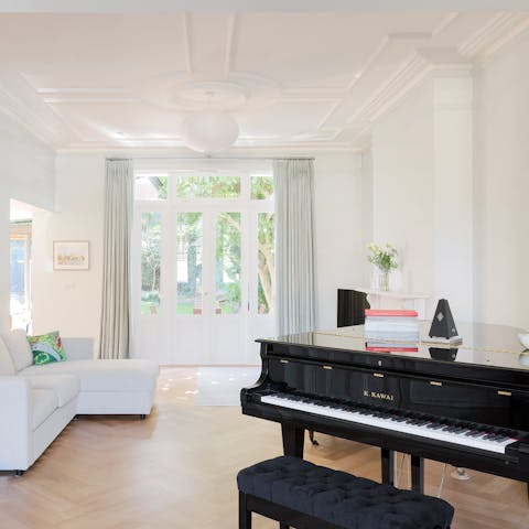 This beautiful grand piano