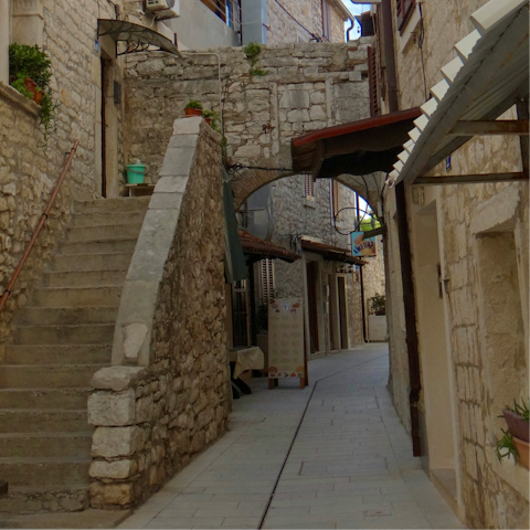 Enjoy leisurely strolls through the historic centre of Umag