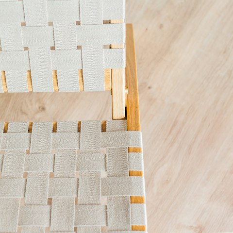 The chic woven chairs