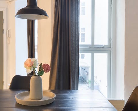 Lots of natural light