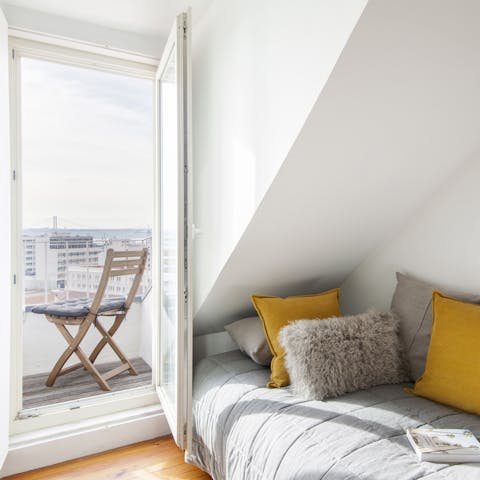 A small intimate balcony