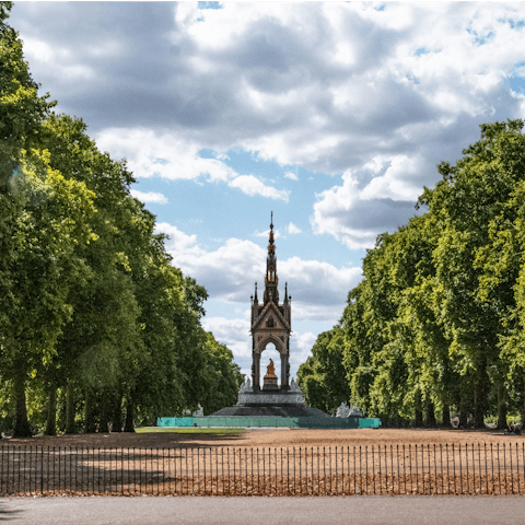 Visit the Peter Pan statue in Kensington Gardens – you can walk there