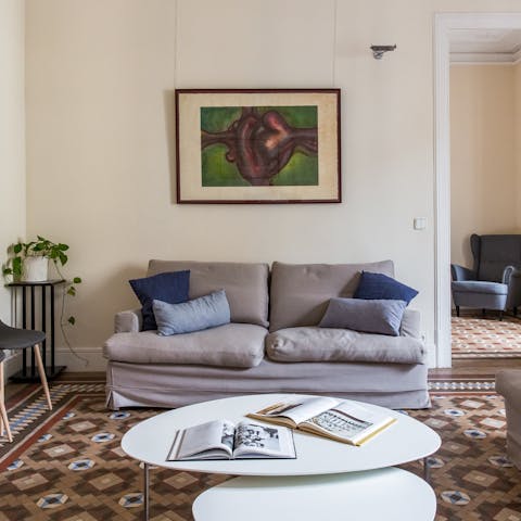 Original artwork in every room
