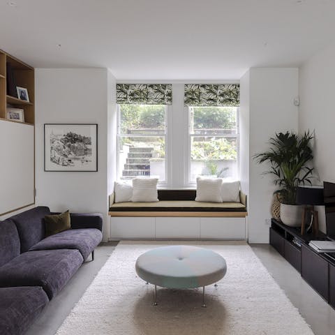 Get cosy on the window seat