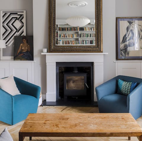 A fireplace for winter nights