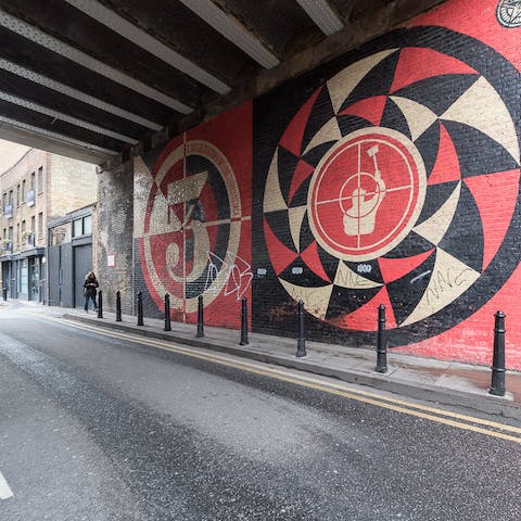 vibrant Shoreditch location