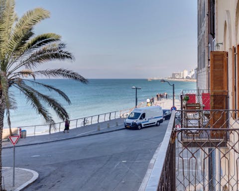 Right next to Alma Beach