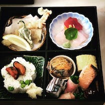 Eat traditional Japanese food at Tasca Kome