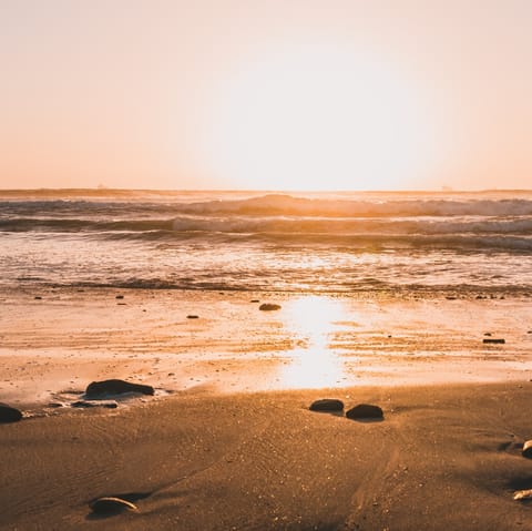 Spend the day at Clifton and Camps Bay, beaches, within a fifteen-minute drive