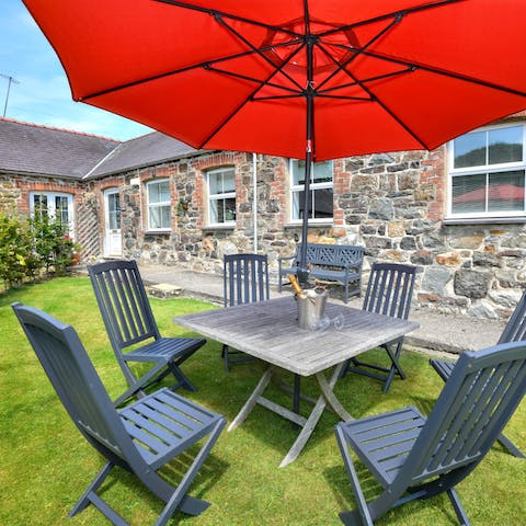 Pour yourself a glass of fizz and raise a glass to a well-deserved break