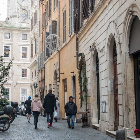 The charming surroundings