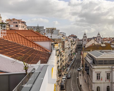 Admire beautiful city views from the balcony