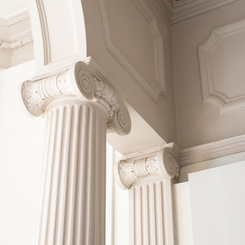 The Ionic pillars