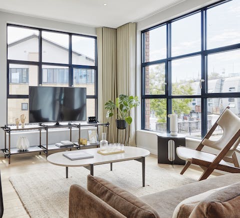 Lots of natural light