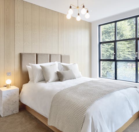 The calming neutral colour palette