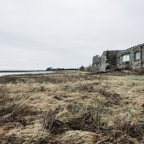 Watch the tide come in and out from the comfort of your living room