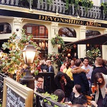 Drink & relax in the garden at The Devonshire Arms
