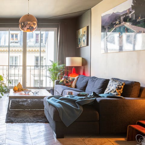 Comfy corner sofa to veg out on