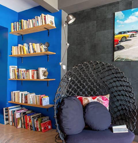 Cosy reading nook