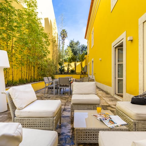 A big private terrace
